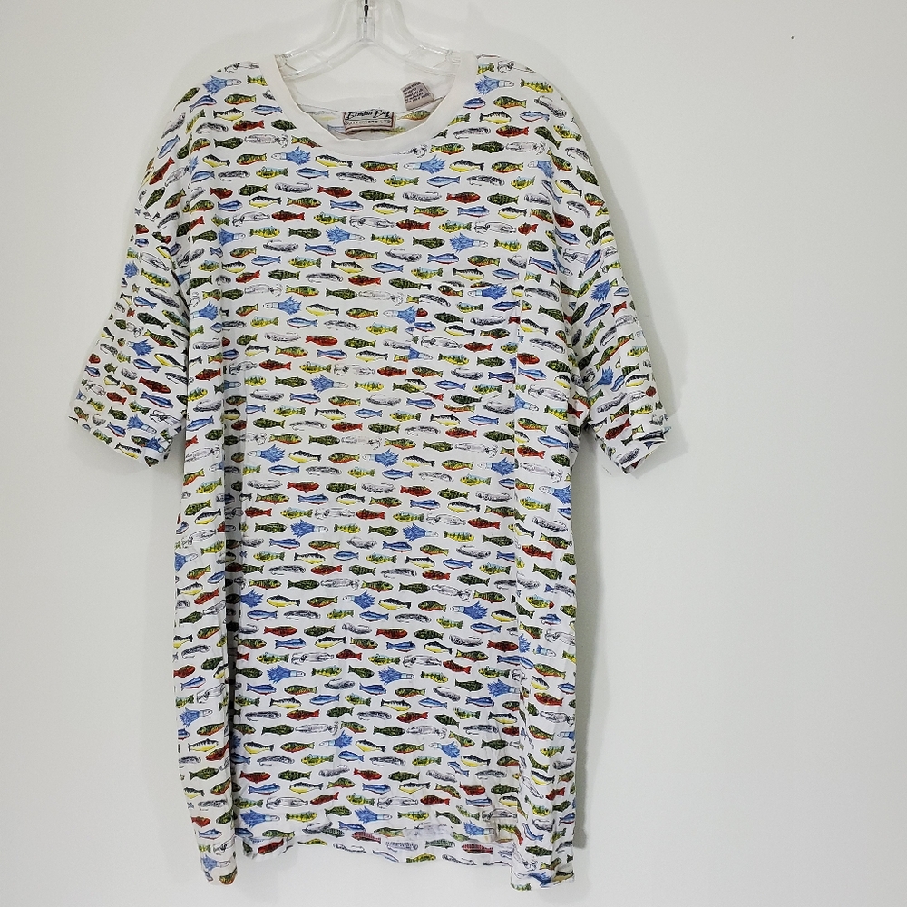 Bimini Bay Vintage Fish Shirt, Size XXL